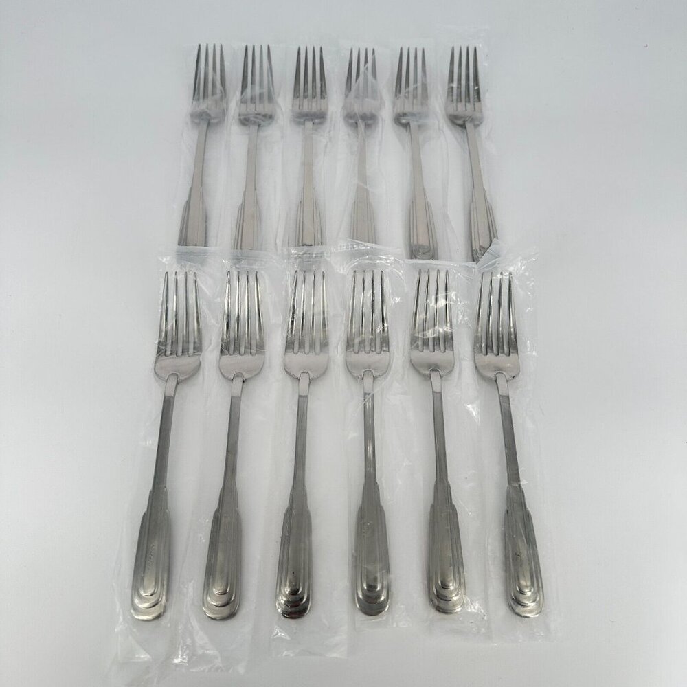 ONEIDA Cityscape Satin 7 3/4" Dinner Fork 35-pc 18/10 Stainless Steel 2507FDNF